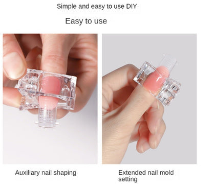10-Piece Quick-Build Nail Tip Clipper Set – Poly Builder Gel DIY Extension Tool