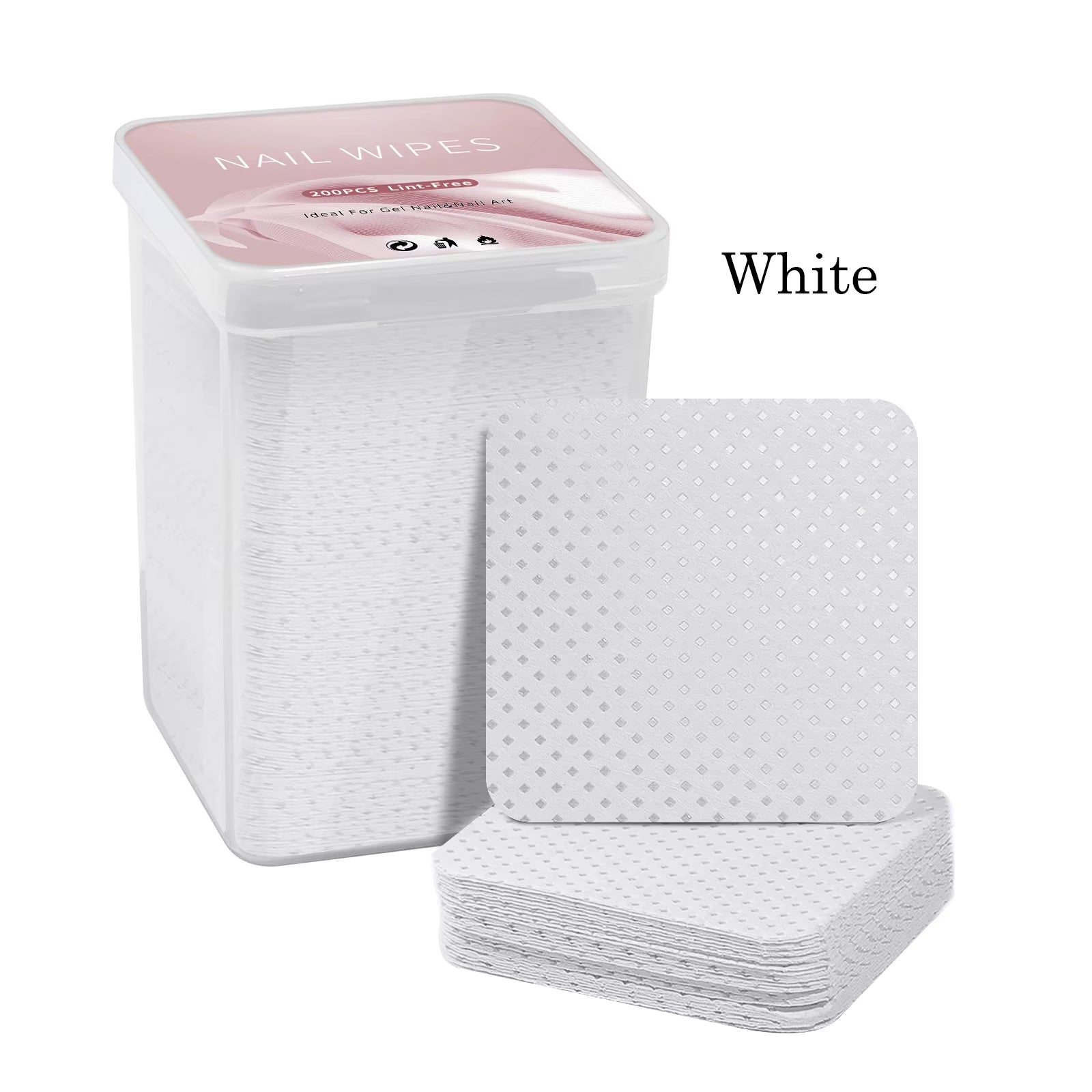 Lint-Free Nail Polish Remover Cotton Wipes UV Gel Tips Remover Cleaner Paper Pad Nails Polish Art Cleaning Manicure Tools