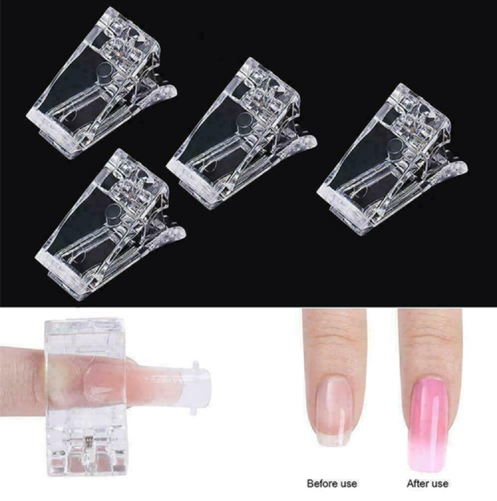 10-Piece Quick-Build Nail Tip Clipper Set – Poly Builder Gel DIY Extension Tool