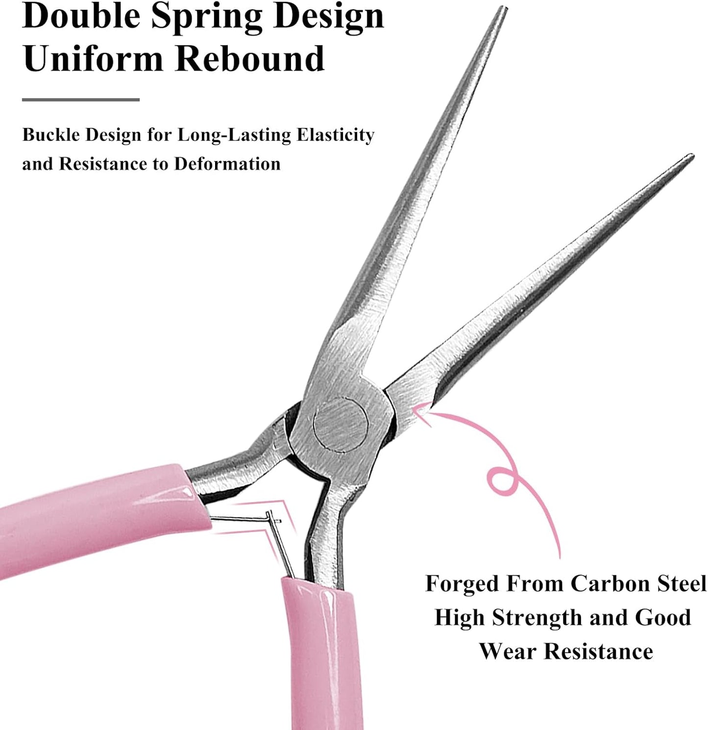 Acrylic UV Gel Tips Sculpture Tweezers Clip Nail Pincher Nipper Nail Form Kit Set, Stainless Steel Nail Shaping Tweezers C Curve Nail Art Tools for Manicure, Pedicure(Hj-Nat246)