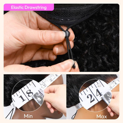 Unice Glueless Piano Highlights Brown Straight Bob Wig with Dark Roots Pre Cut 7X5/13X4 HD Lace Front Human Hair Wigs with Invisible Knots Ready and Go Short Bob Wig for Women Beginners Friendly