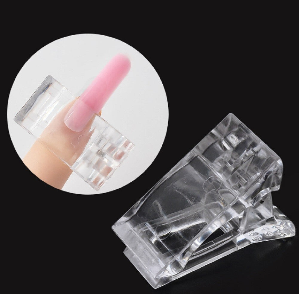 10-Piece Quick-Build Nail Tip Clipper Set – Poly Builder Gel DIY Extension Tool