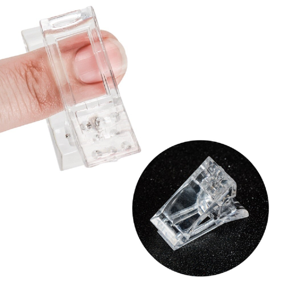 10-Piece Quick-Build Nail Tip Clipper Set – Poly Builder Gel DIY Extension Tool