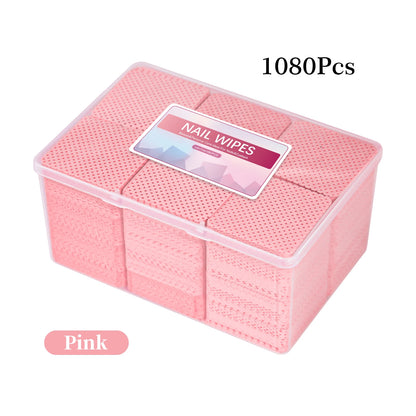 Lint-Free Nail Polish Remover Cotton Wipes UV Gel Tips Remover Cleaner Paper Pad Nails Polish Art Cleaning Manicure Tools